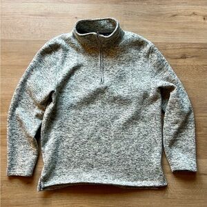 Gray Beverly Hills Polo Club 1/4 Zip, Size L